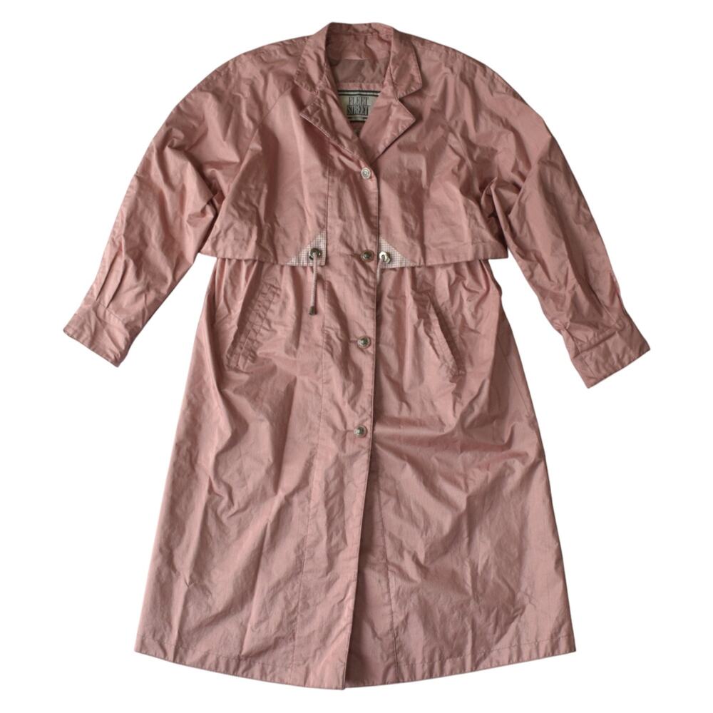Vintage Blush Pink Raincoat | Fleet Street Petite Trench 12P